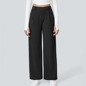 HALARA High Waisted Side Pocket Straight Leg Work